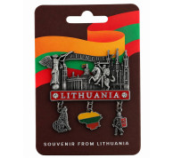 Suvenyrinis magnetas Lithuania Vilnius Suvenyrinis magnetas Lithuania Vilnius